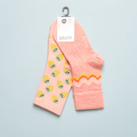 NOMI SOCKS - 2 PACK - WARM CORAL