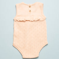 RUFFLE KNITTED ONESIE