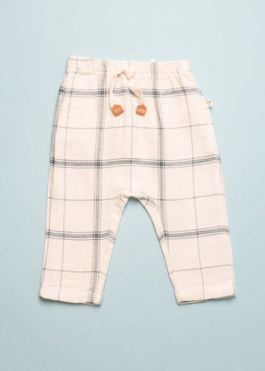 ICARO PLAID BABY PANT