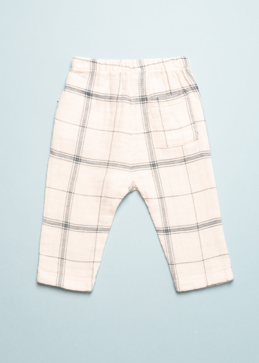 ICARO PLAID BABY PANT