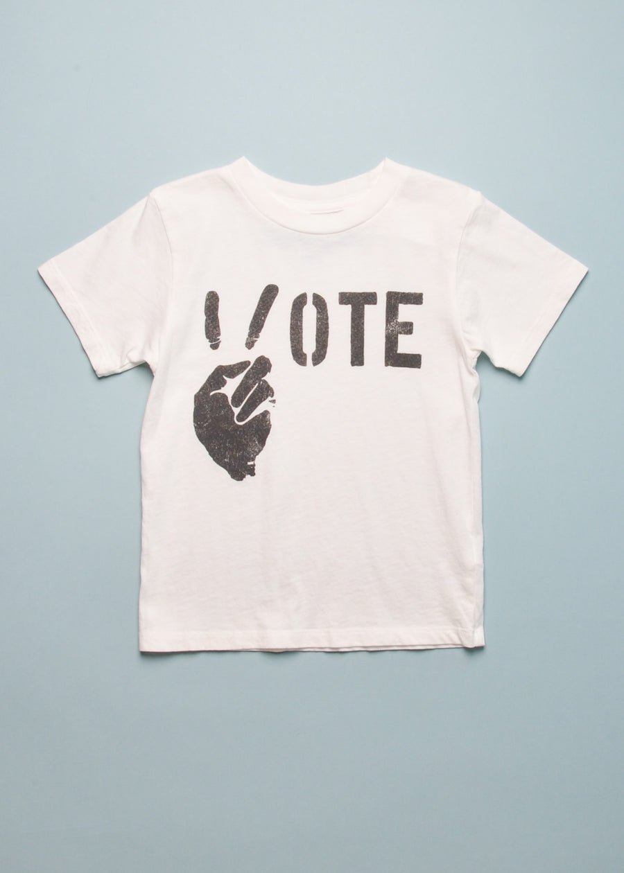 VOTE PEACE TEE - WHITE