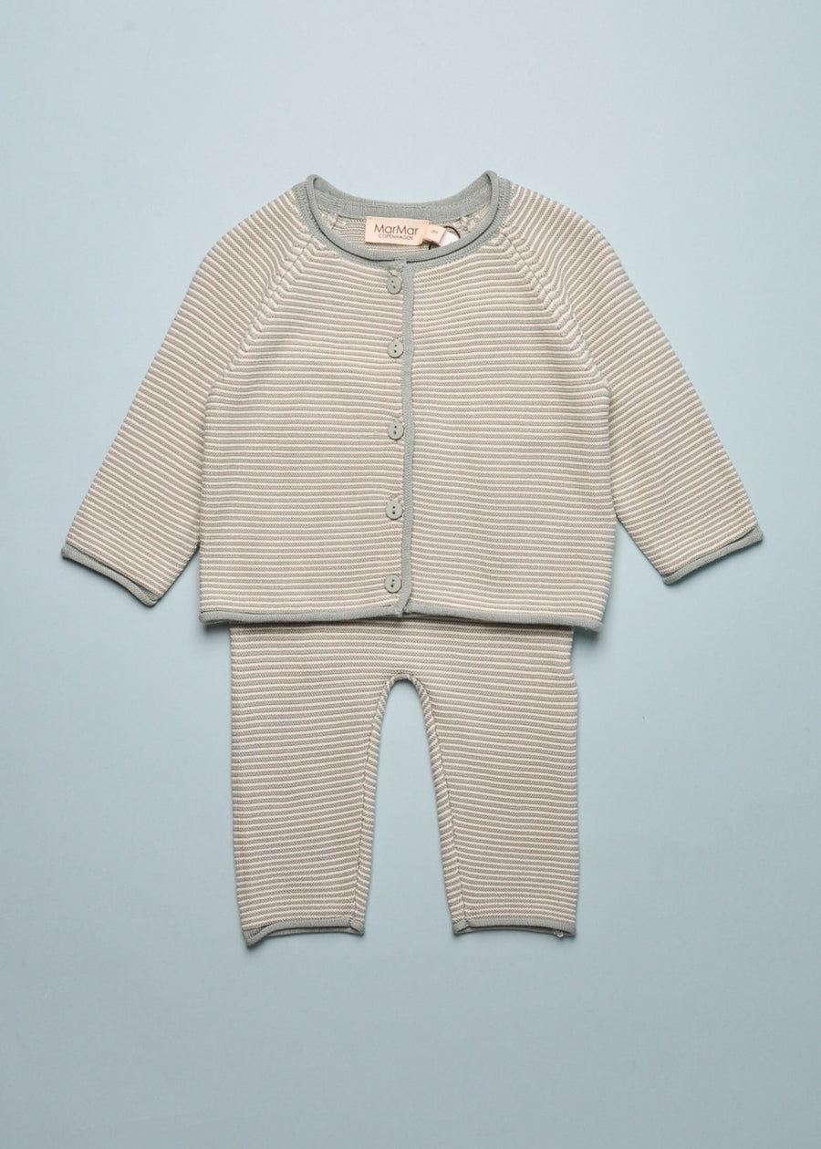 TOTTI PIRA SET - SAGE STRIPE