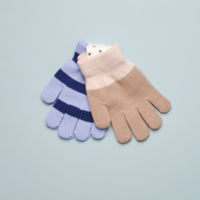 KEI KNIT GLOVES - MOCHA