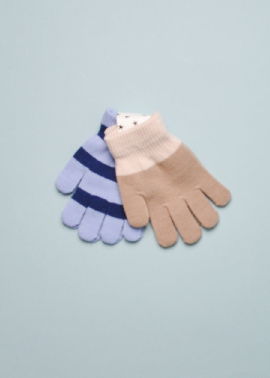 KEI KNIT GLOVES - MOCHA