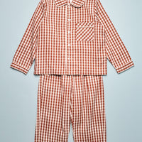 GINGHAM PAJAMA SET