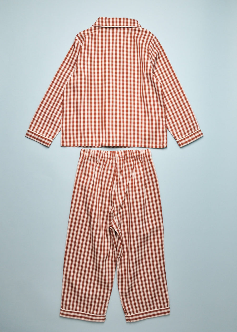 GINGHAM PAJAMA SET