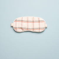 HOLIDAY PLAID SLEEP MASK