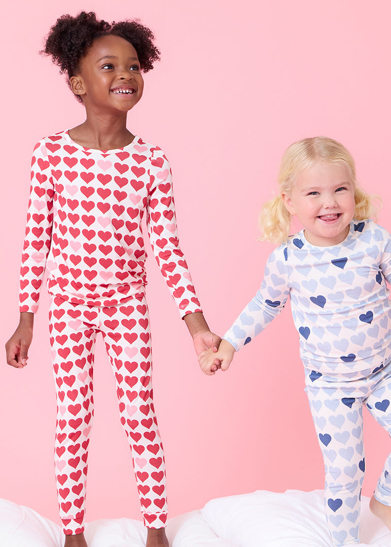 TINY HEARTS BAMBOO PJ SET