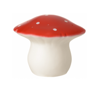 MUSHROOM LAMP - MEDIUM - RED