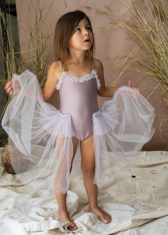 ELANORE TULLE DRESS - DUSK