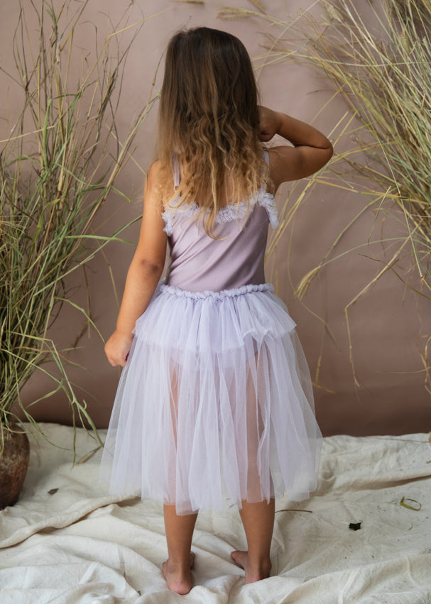 ELANORE TULLE DRESS - DUSK