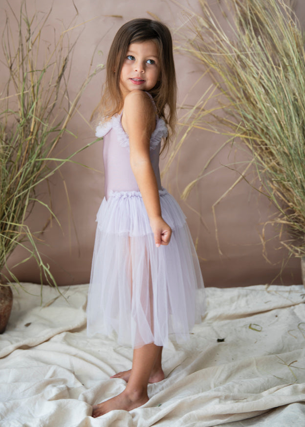 ELANORE TULLE DRESS - DUSK