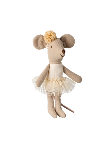 BALLERINA MOUSE - LITTLE SISTER - OFF WHITE