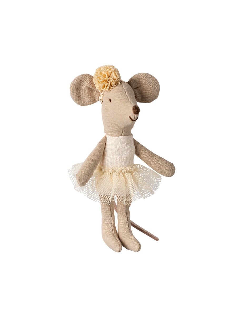 BALLERINA MOUSE - LITTLE SISTER - OFF WHITE