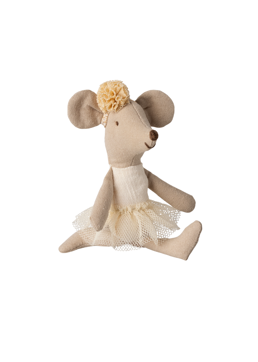 BALLERINA MOUSE - LITTLE SISTER - OFF WHITE