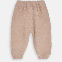 FUZZY BOXY LOUNGE PANTS - PECAN