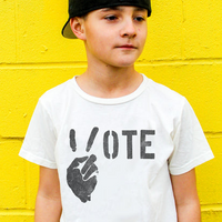 VOTE PEACE TEE - WHITE