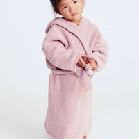 FUZZY ROBE - ASH ROSE