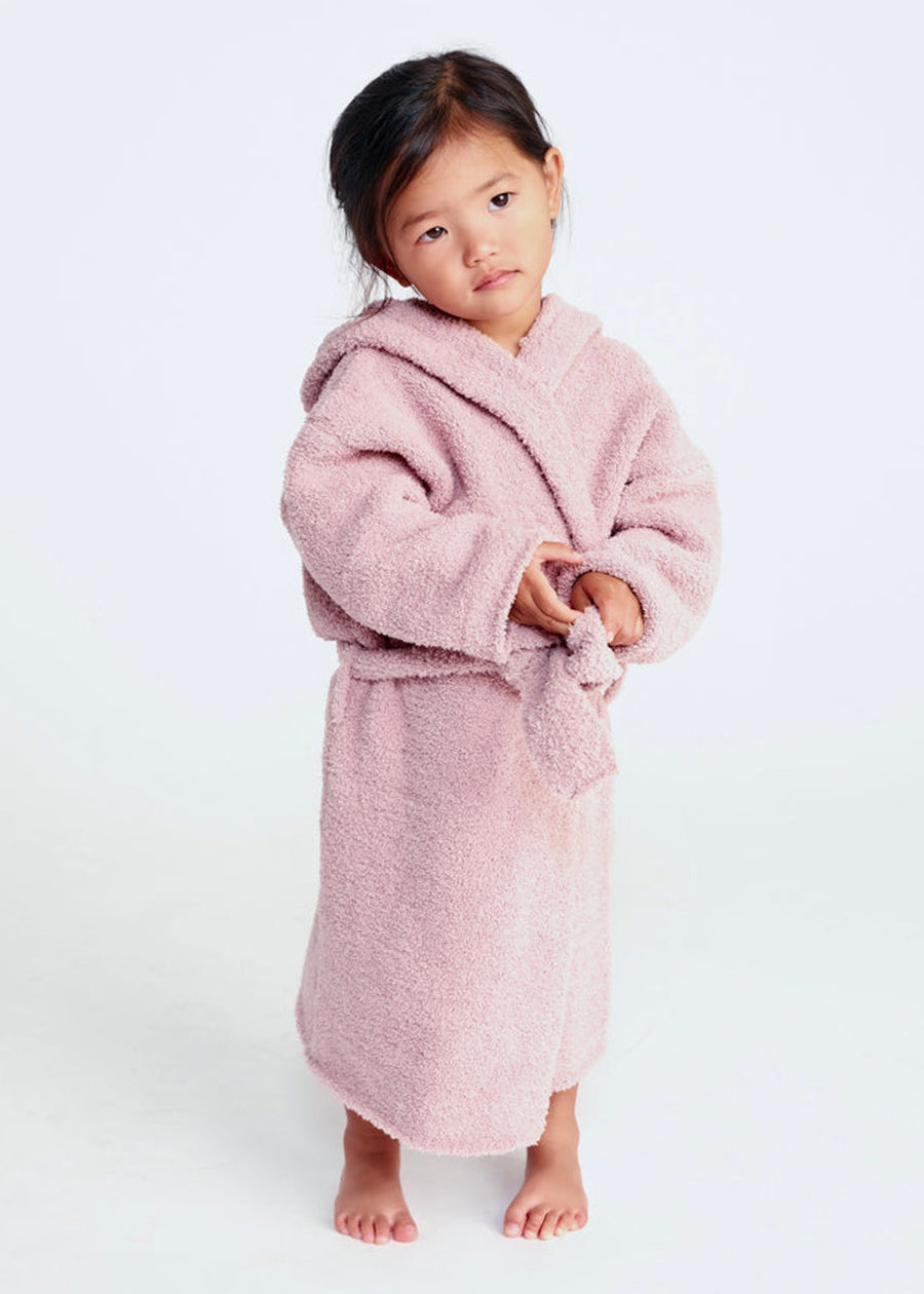 FUZZY ROBE - ASH ROSE