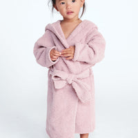 FUZZY ROBE - ASH ROSE