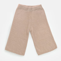 FUZZY WIDE PANTS - PECAN