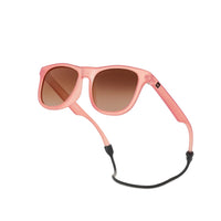 POLARIZED WAYFARER SUNGLASSES - ROSE