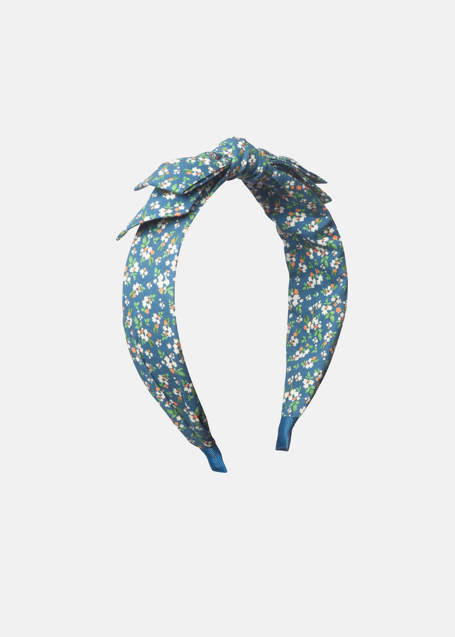 EDIE BOW ALICE HEADBAND - TEAL