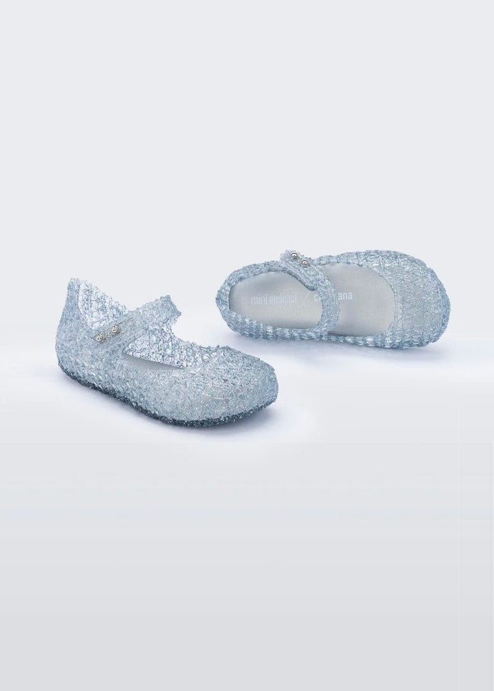 CAMPANA PAPEL SANDAL - GLITTER CLEAR