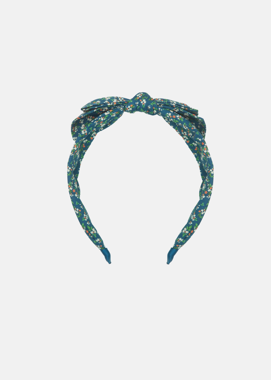 EDIE BOW ALICE HEADBAND - TEAL