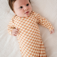 CHECKERED SLEEPER GOWN