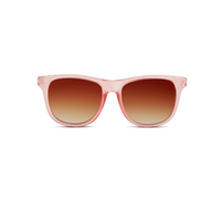 POLARIZED WAYFARER SUNGLASSES - ROSE