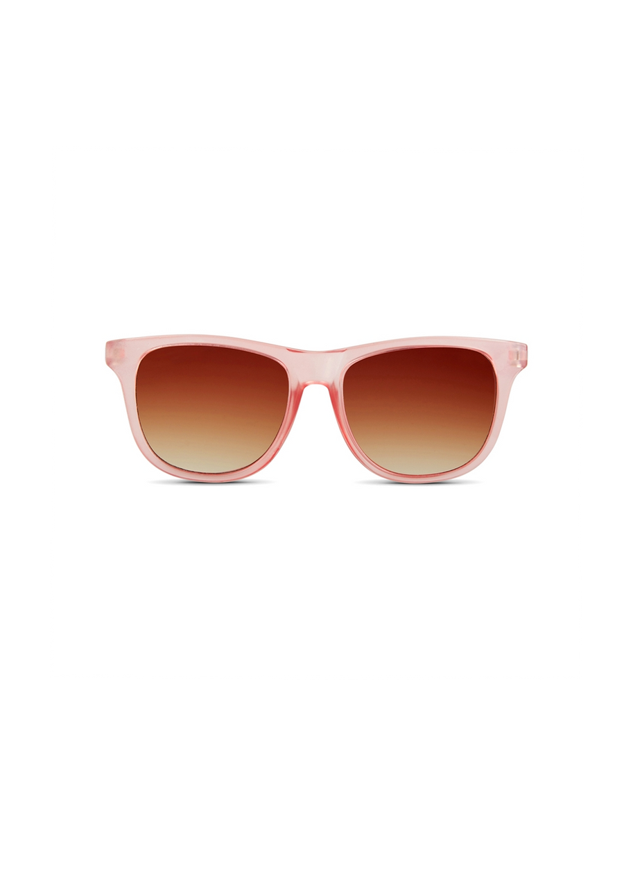 POLARIZED WAYFARER SUNGLASSES - ROSE