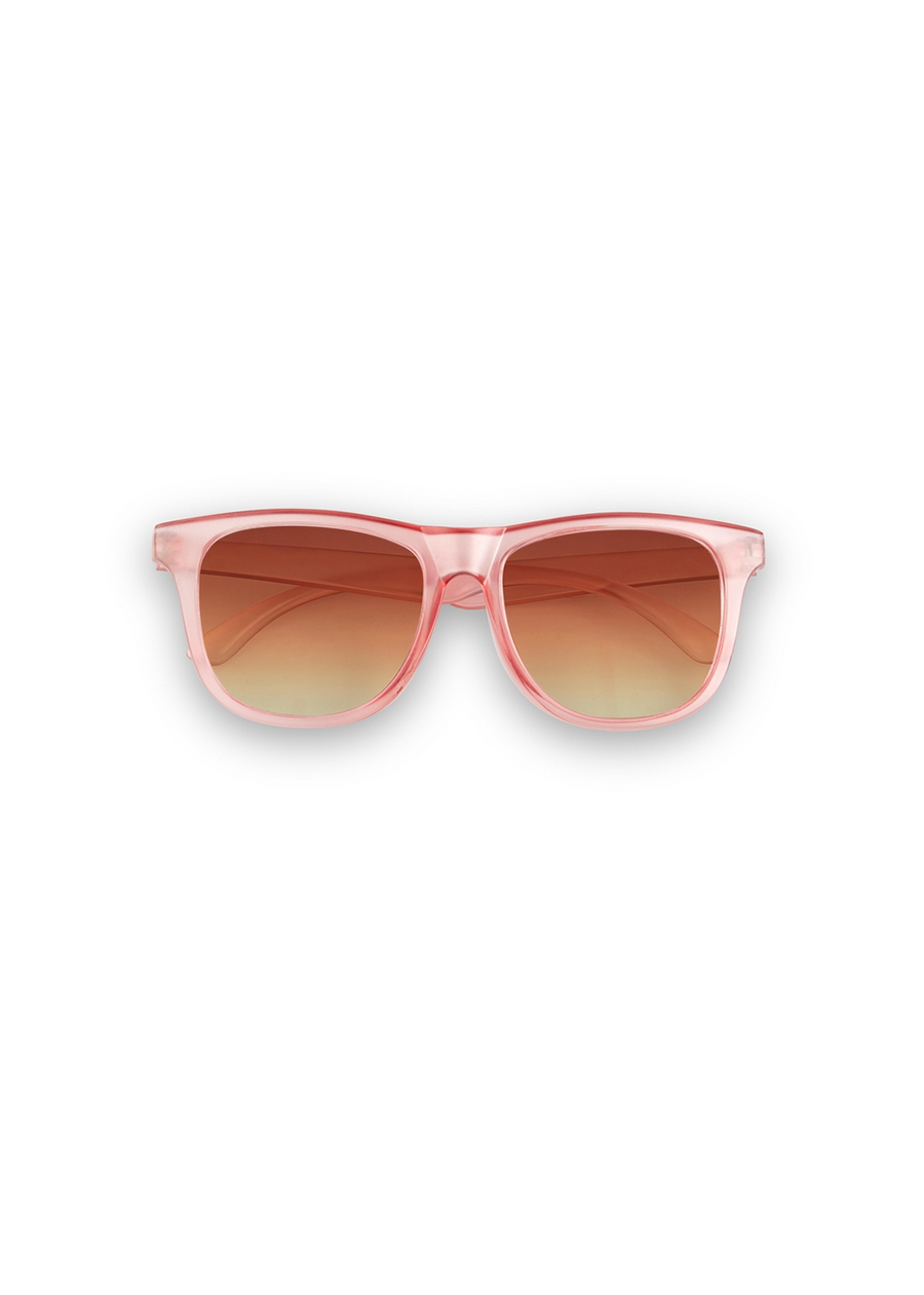 POLARIZED WAYFARER SUNGLASSES - ROSE