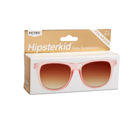 POLARIZED WAYFARER SUNGLASSES - ROSE