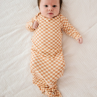 CHECKERED SLEEPER GOWN