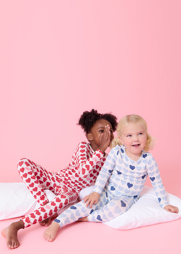 TINY HEARTS BAMBOO PJ SET