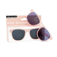 POLARIZED WAYFARER SUNGLASSES - BLUSH SLATE