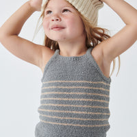 CHUNKY KNIT BEANIE - SAND