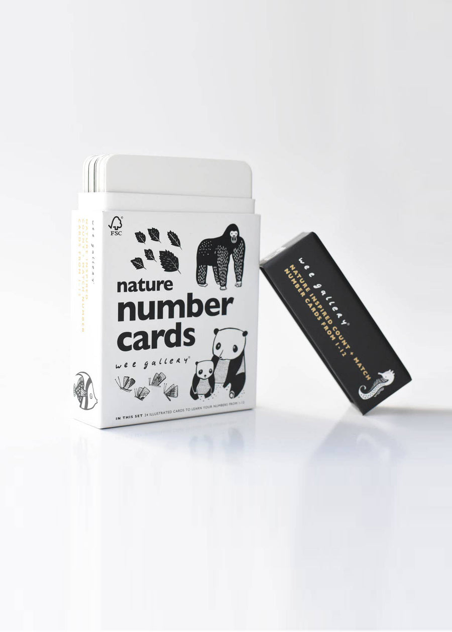 NATURE NUMBER CARDS