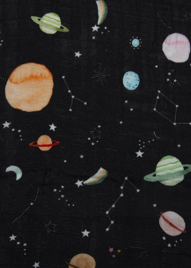 LUXE MUSLIN SWADDLE - PLANETS