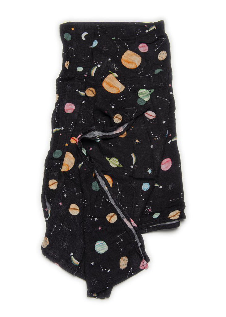 LUXE MUSLIN SWADDLE - PLANETS